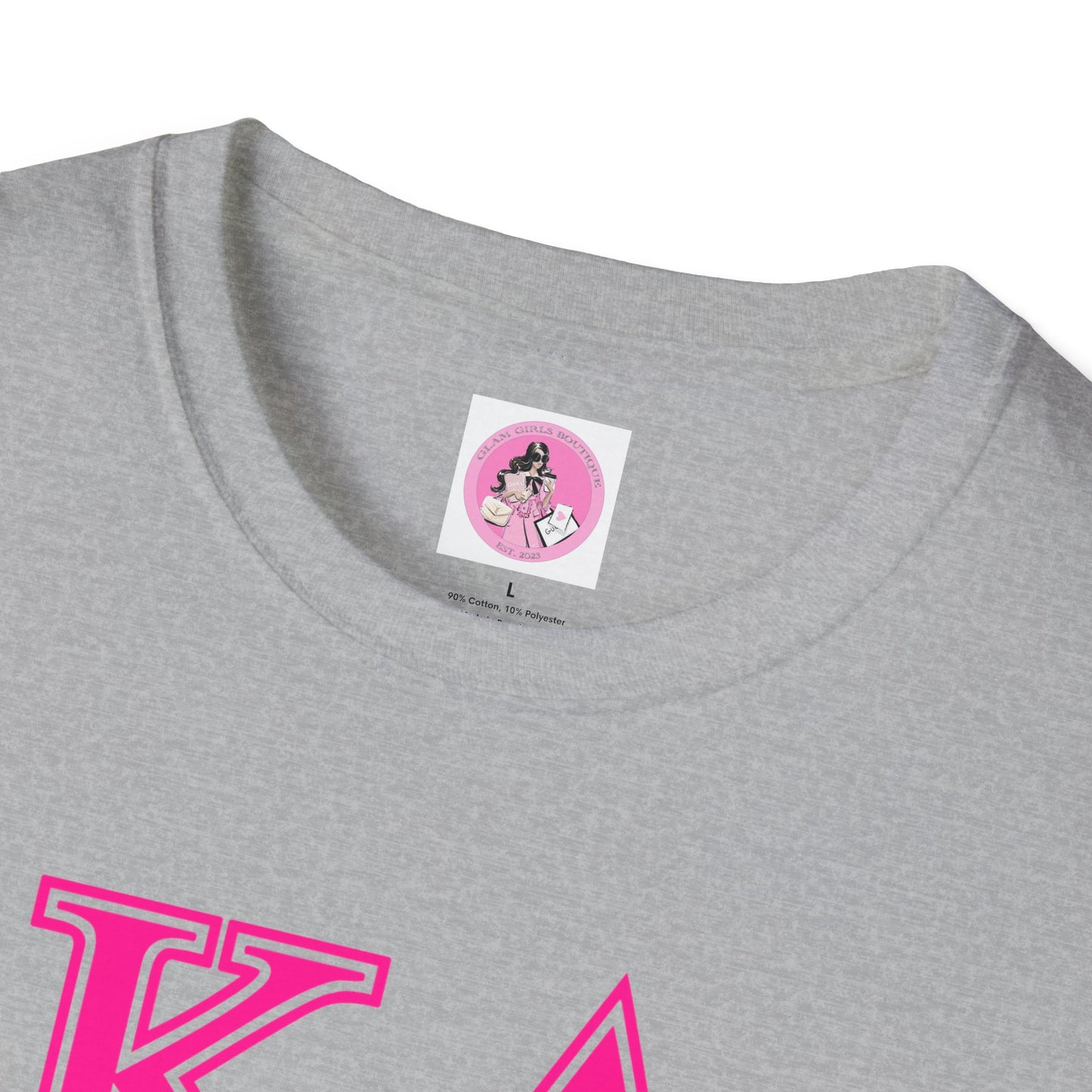 "Kappa Delta" PINK Sorority Girl Greek Sofstyle T-Shirt