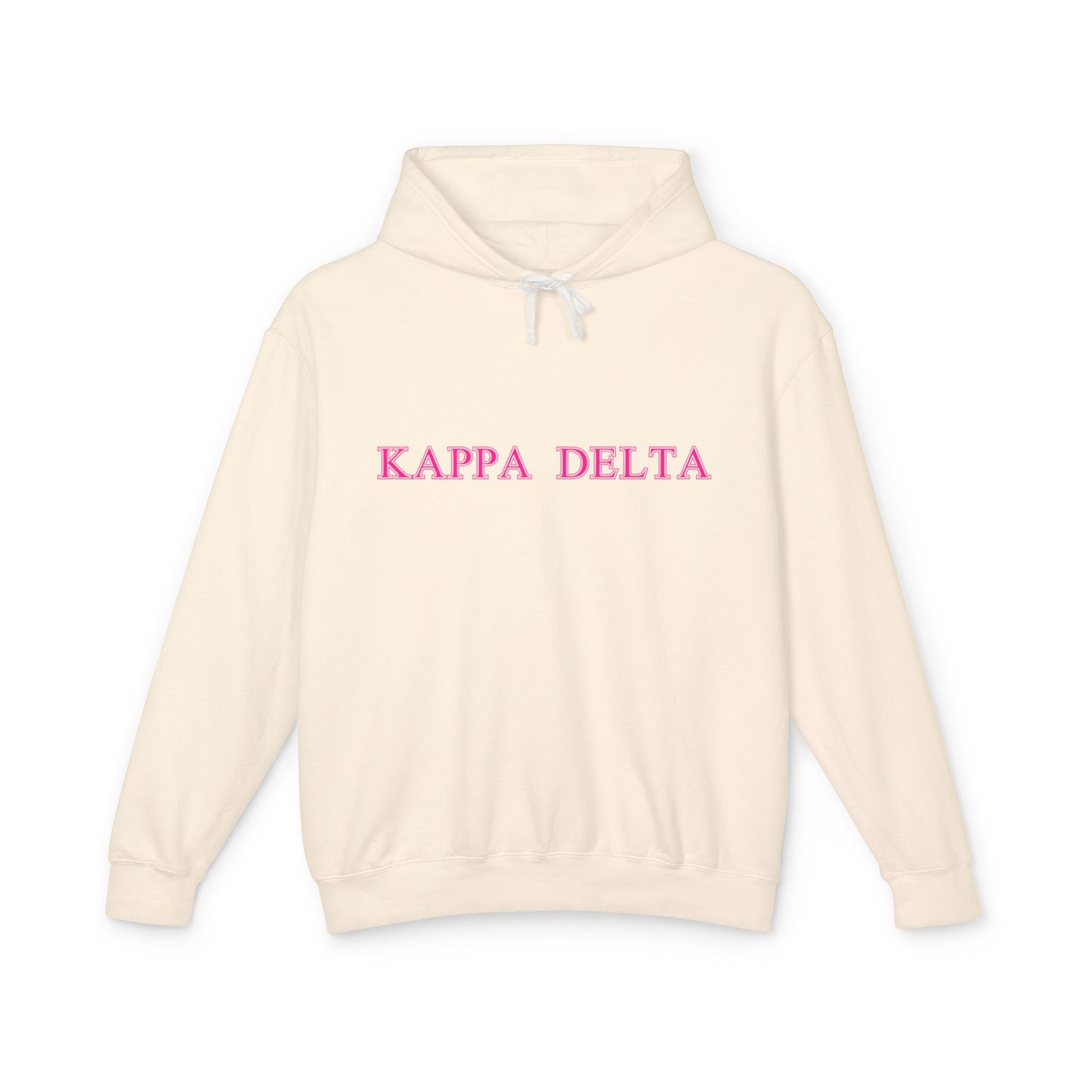 "Kappa Delta" Lightweight Hooded Sweatshirt