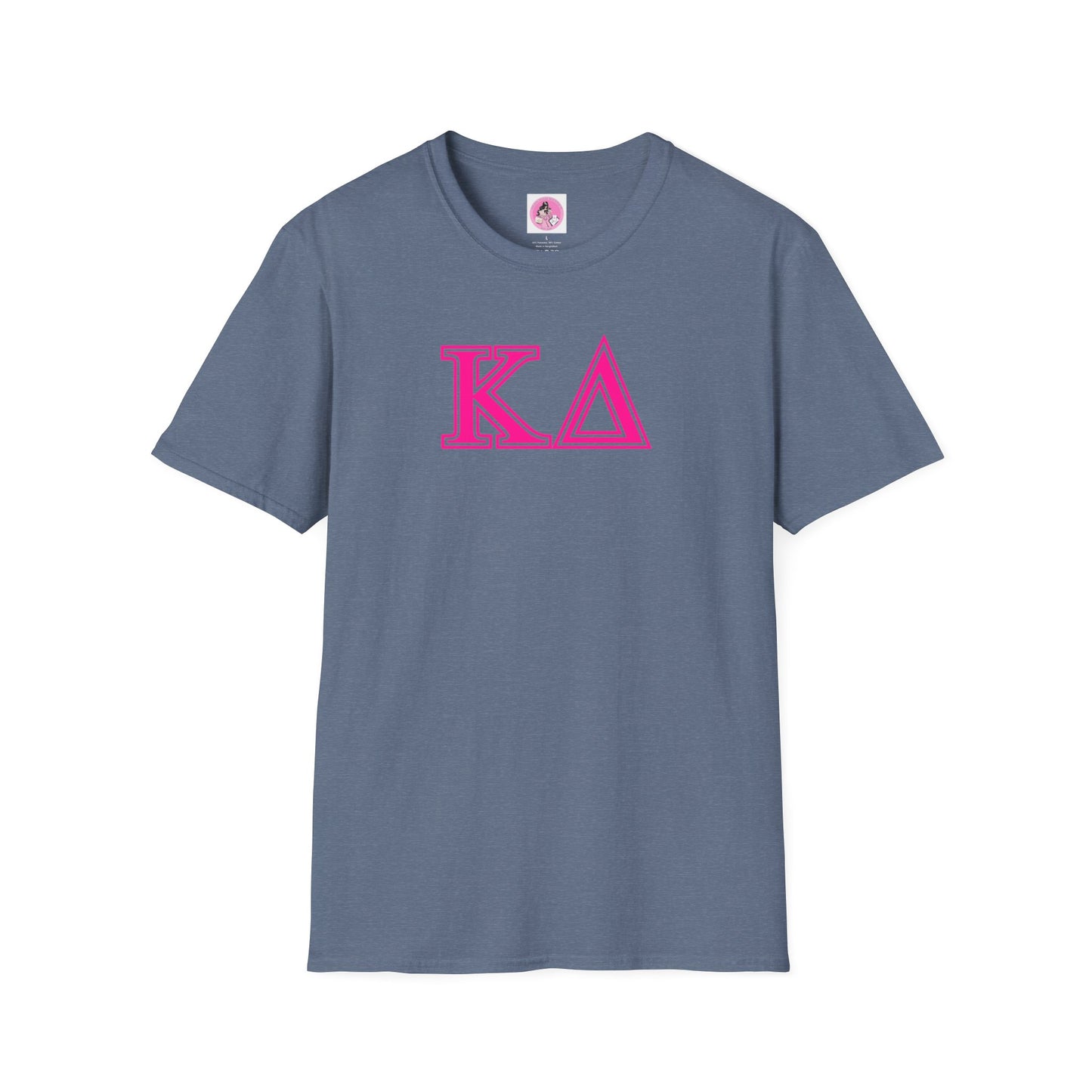 "Kappa Delta" PINK Sorority Girl Greek Sofstyle T-Shirt
