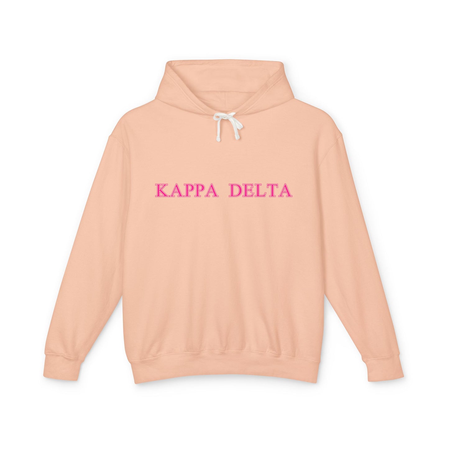 "Kappa Delta" Lightweight Hooded Sweatshirt