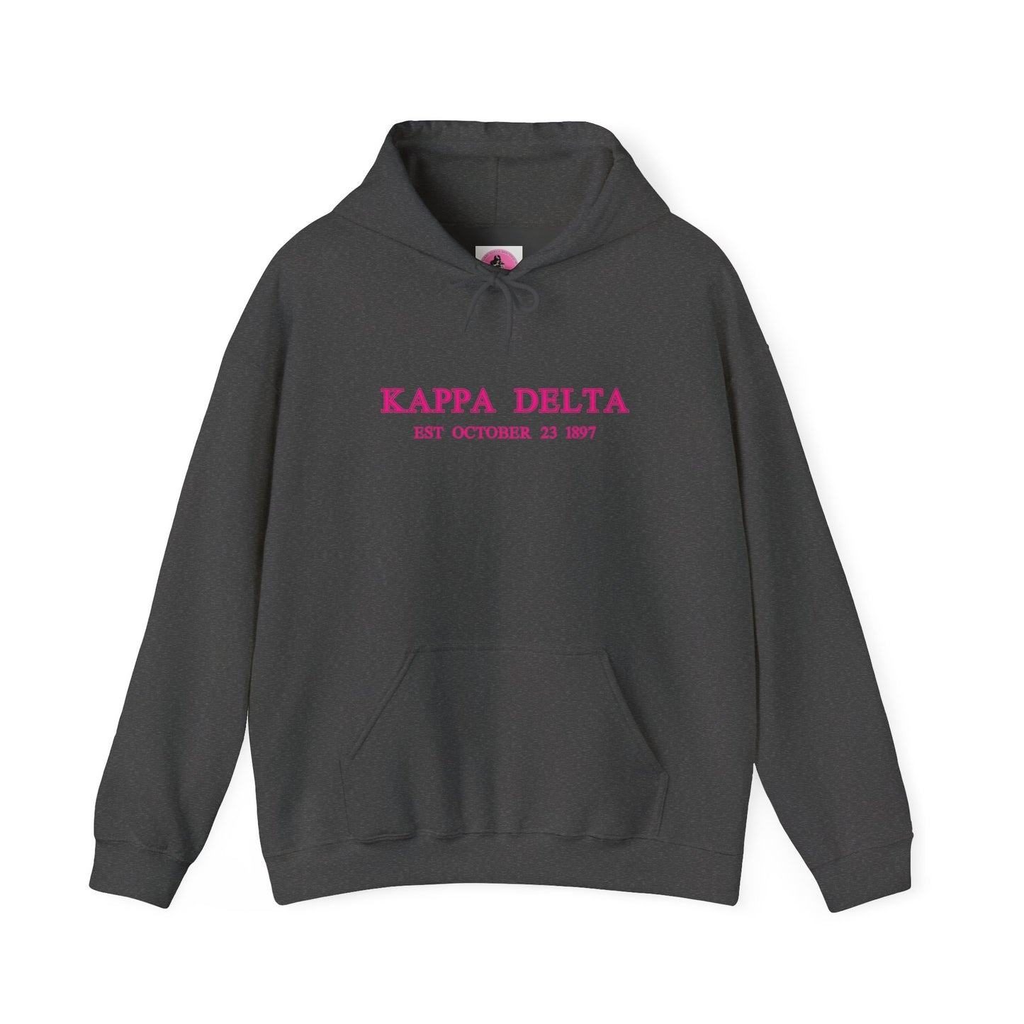 "Kappa Delta" PINK Sorority Date Girl Heavy Blend™ Hooded Sweatshirt