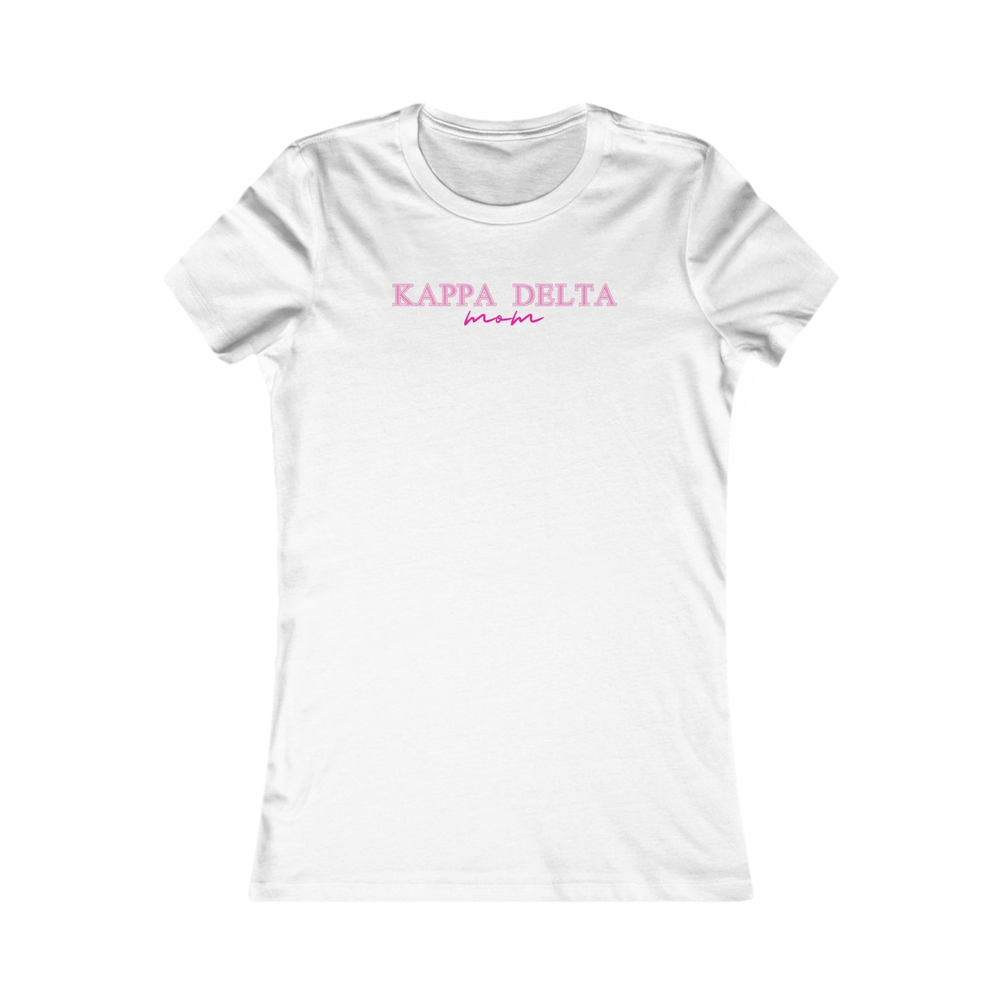 "Kappa Delta" Mom's Favorite Tee PINK