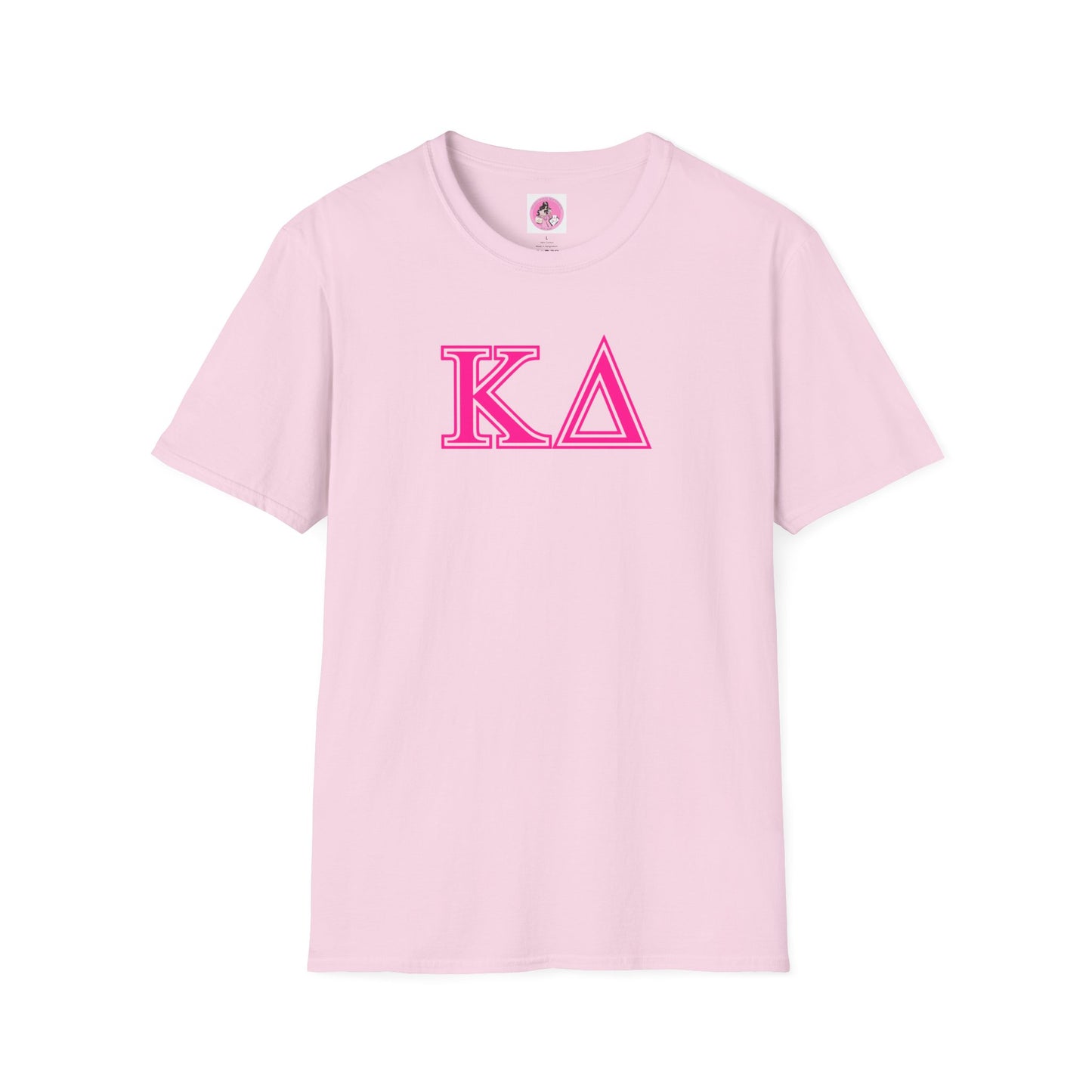 "Kappa Delta" PINK Sorority Girl Greek Sofstyle T-Shirt