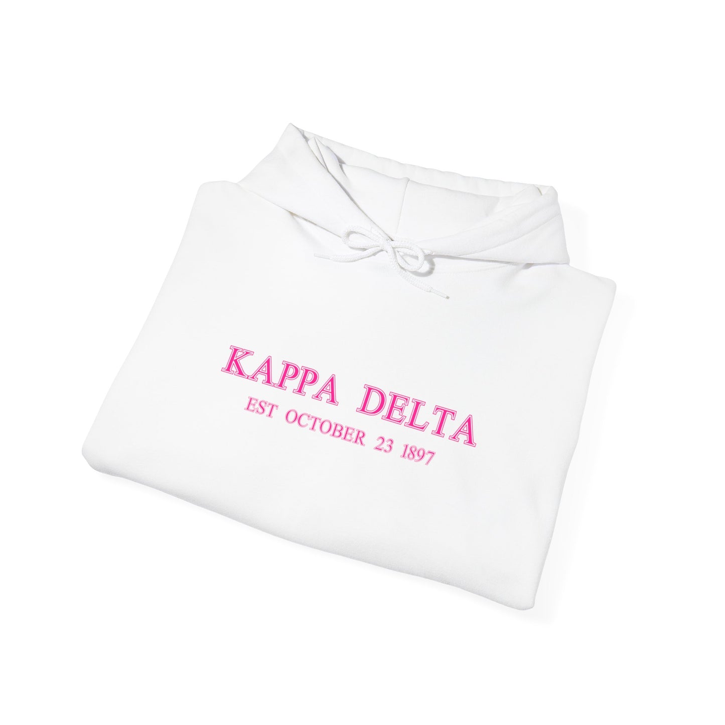 "Kappa Delta" PINK Sorority Date Girl Heavy Blend™ Hooded Sweatshirt