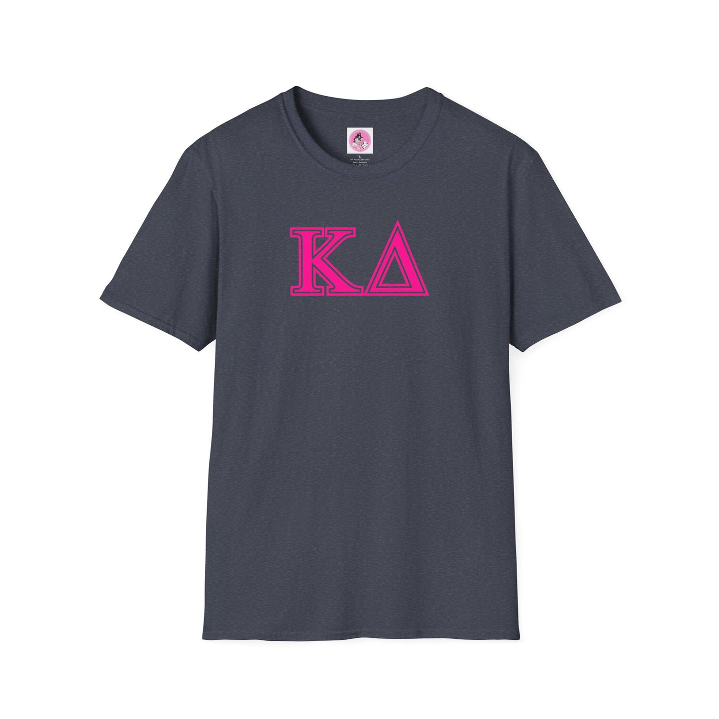 "Kappa Delta" PINK Sorority Girl Greek Sofstyle T-Shirt