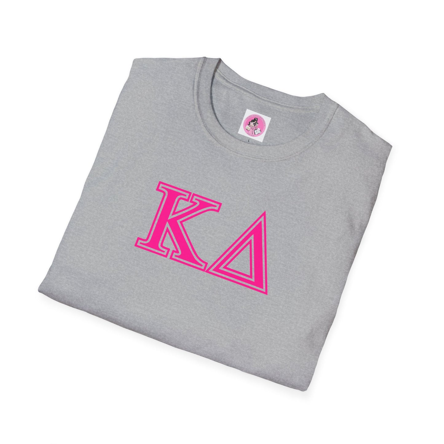 "Kappa Delta" PINK Sorority Girl Greek Sofstyle T-Shirt
