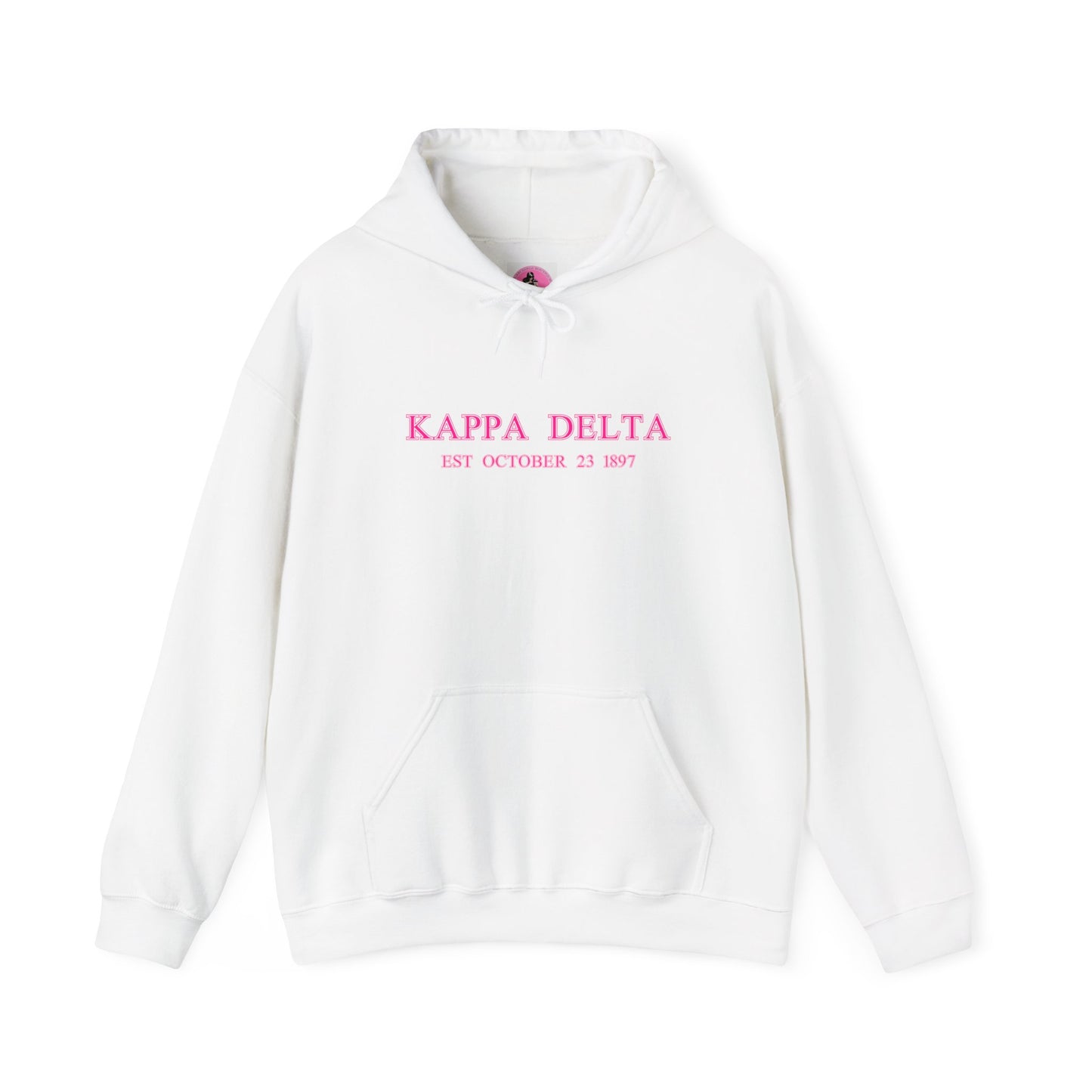 "Kappa Delta" PINK Sorority Date Girl Heavy Blend™ Hooded Sweatshirt