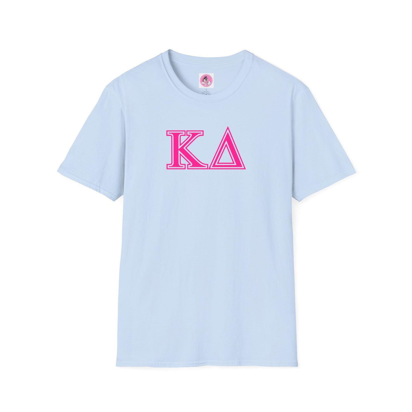 "Kappa Delta" PINK Sorority Girl Greek Sofstyle T-Shirt