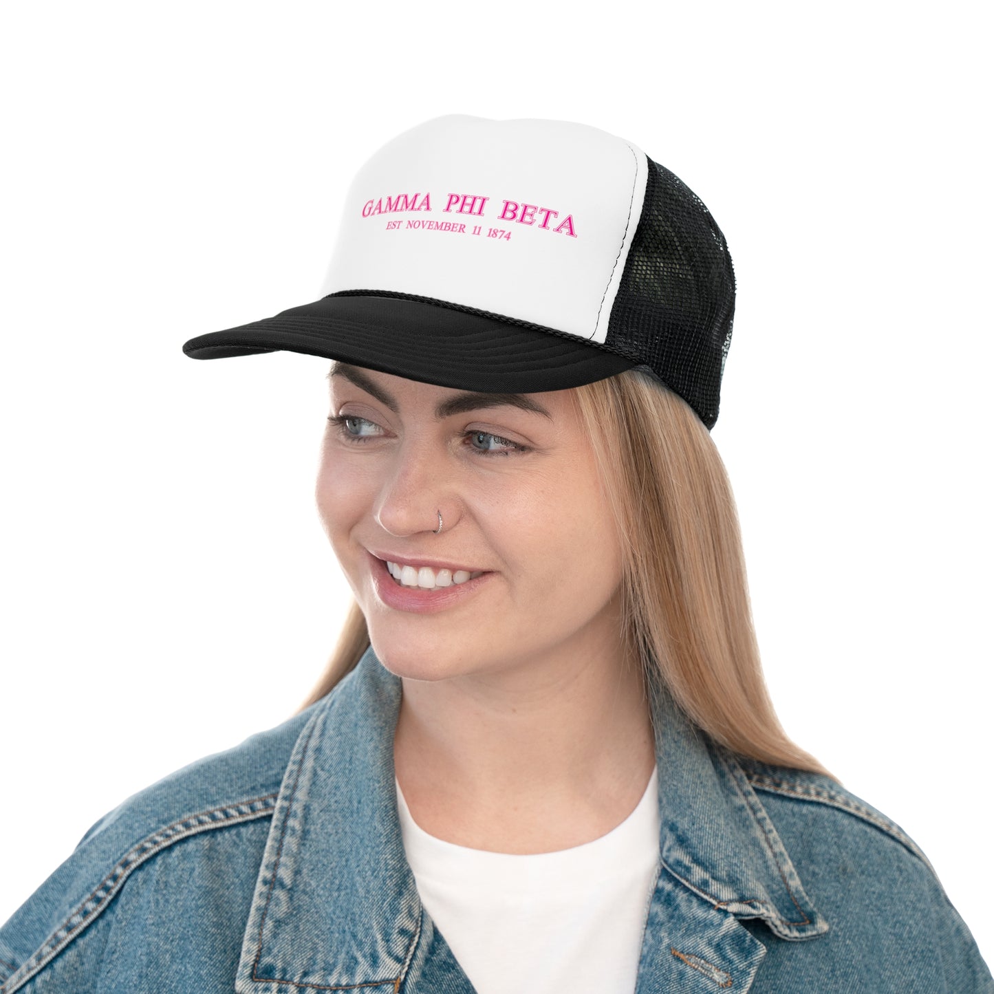 "Gamma Phi Beta" Sorority Trucker Cap