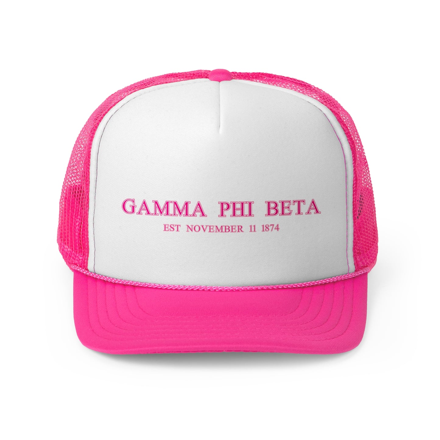 "Gamma Phi Beta" Sorority Trucker Cap