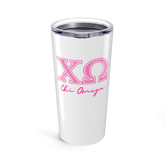"Chi Omega" Rehydrate Tumbler 20oz