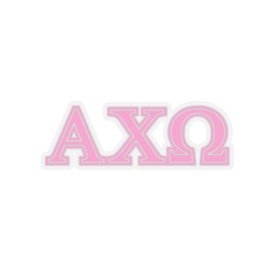 "Alpha Chi Omega" Kiss Cut Stickers