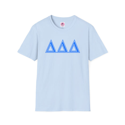 "Tri Delta" Sorority Girl Greek Softstyle T-Shirt