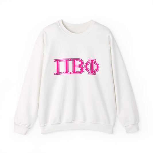 "Pi Beta Phi" PINK Heavy Blend™ Crewneck Sweatshirt