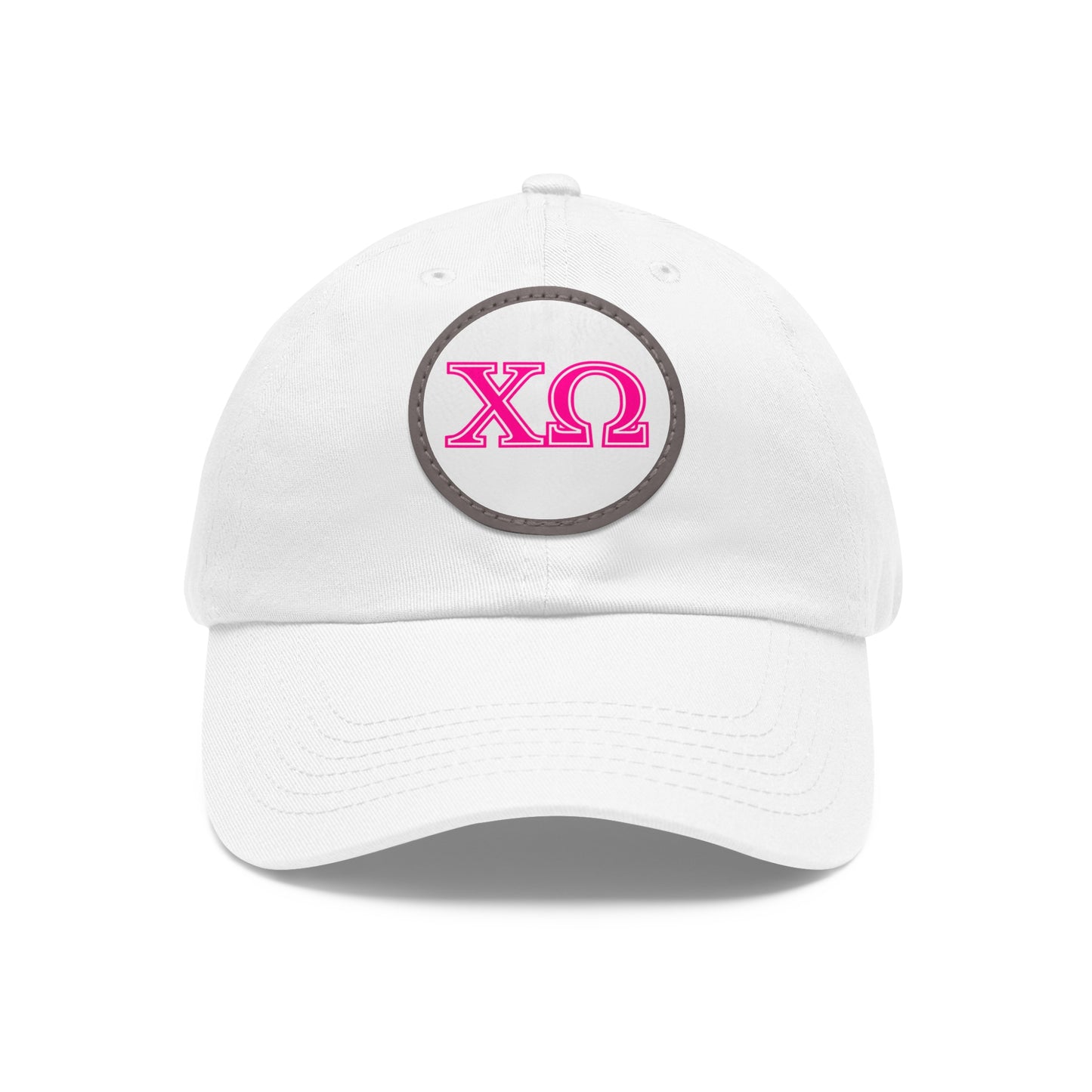"Chi Omega" PINK Sorority Hat