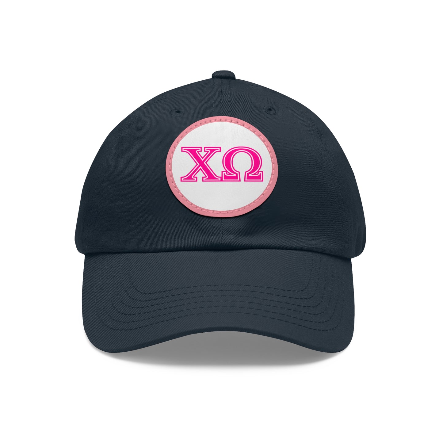 "Chi Omega" PINK Sorority Hat
