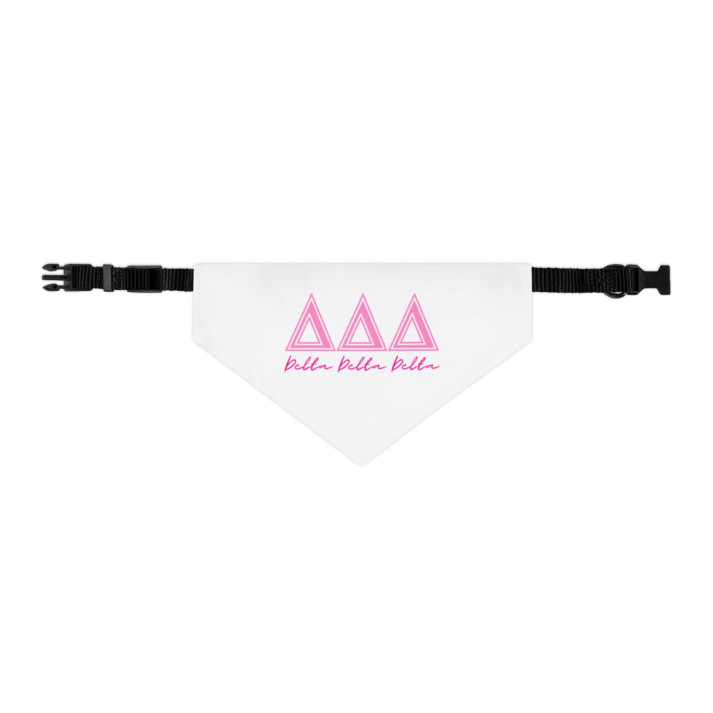 "Tri Delta" Best Friend Pet Bandana Collar Girl