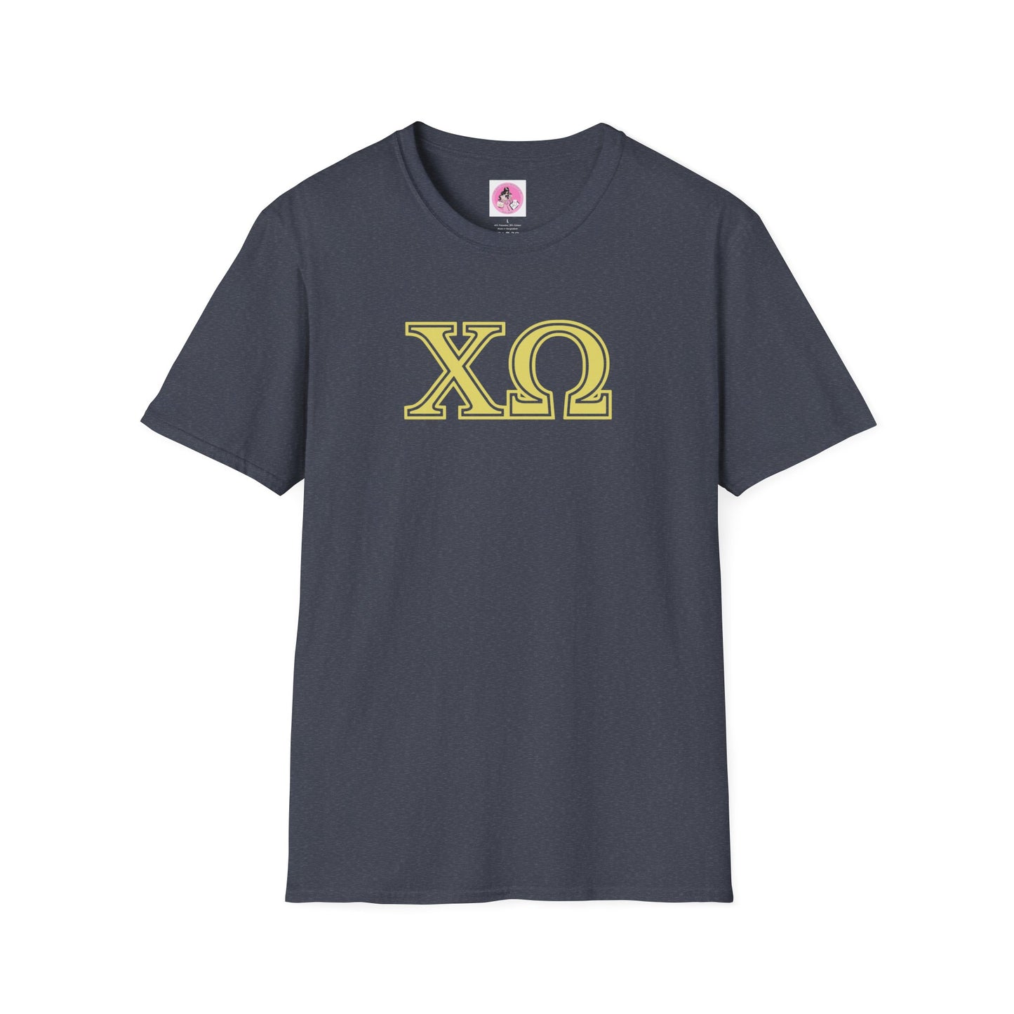 "Chi Omega" Sorority Girl Greek Softstyle T-Shirt