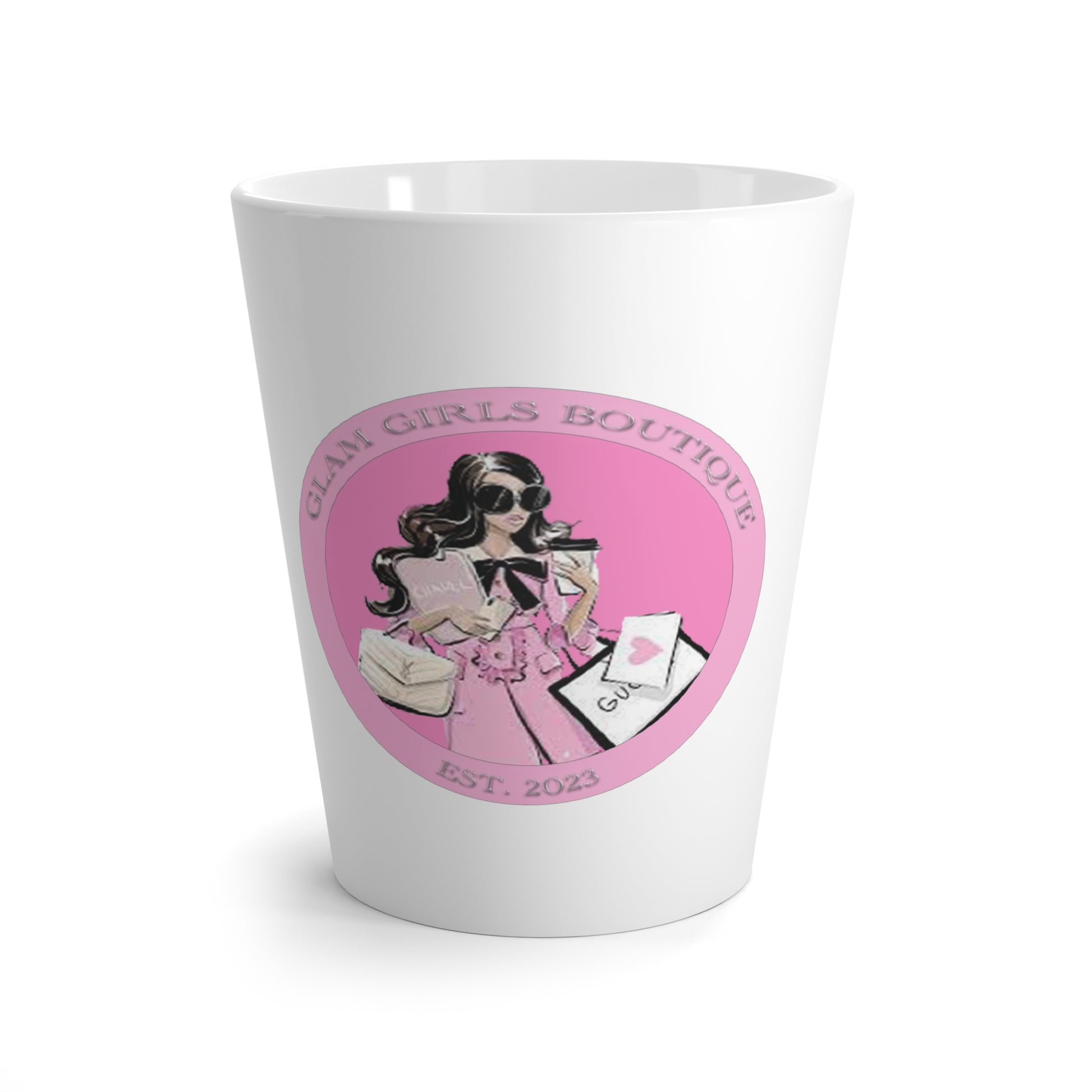 Glam Girl Logo Latte Mug