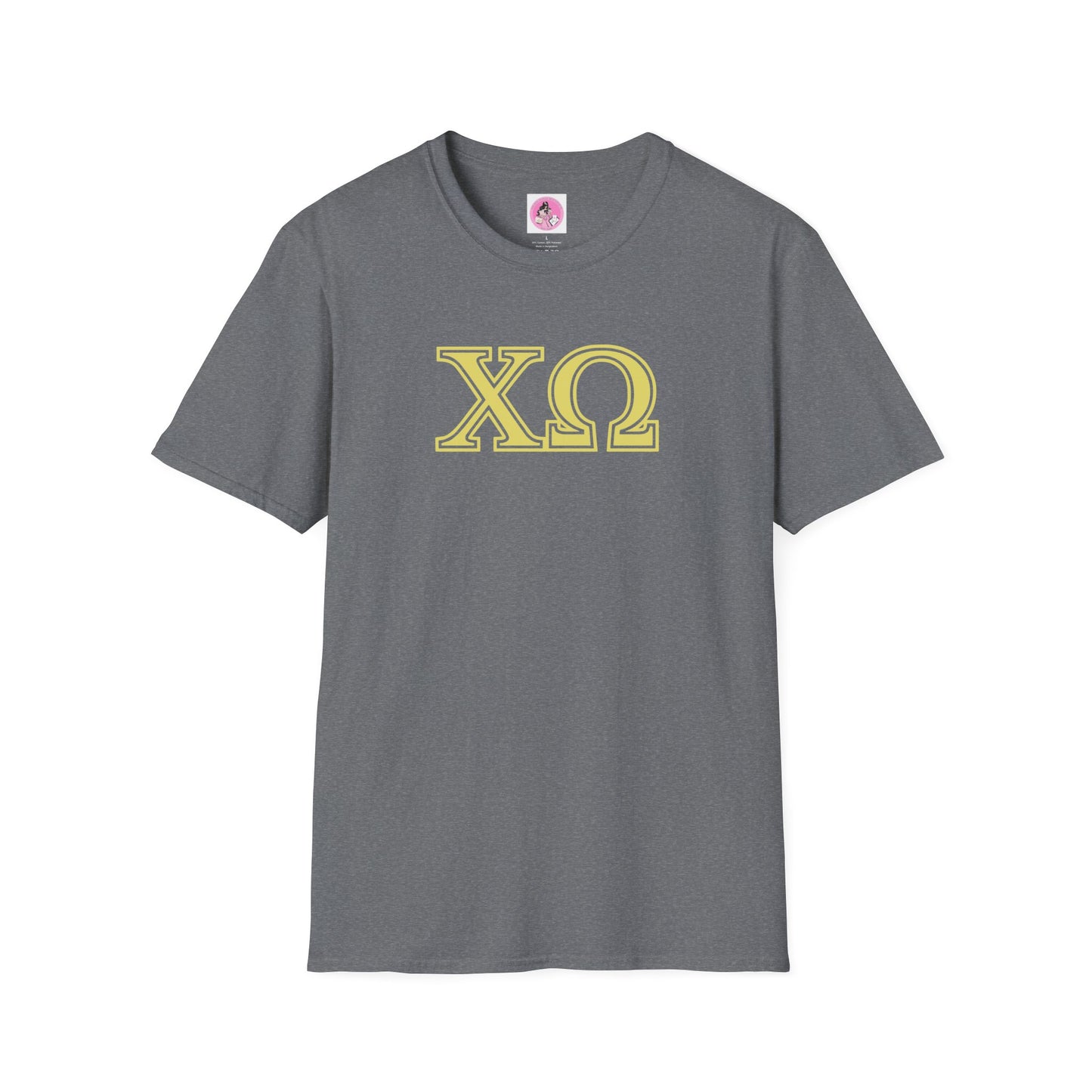 "Chi Omega" Sorority Girl Greek Softstyle T-Shirt
