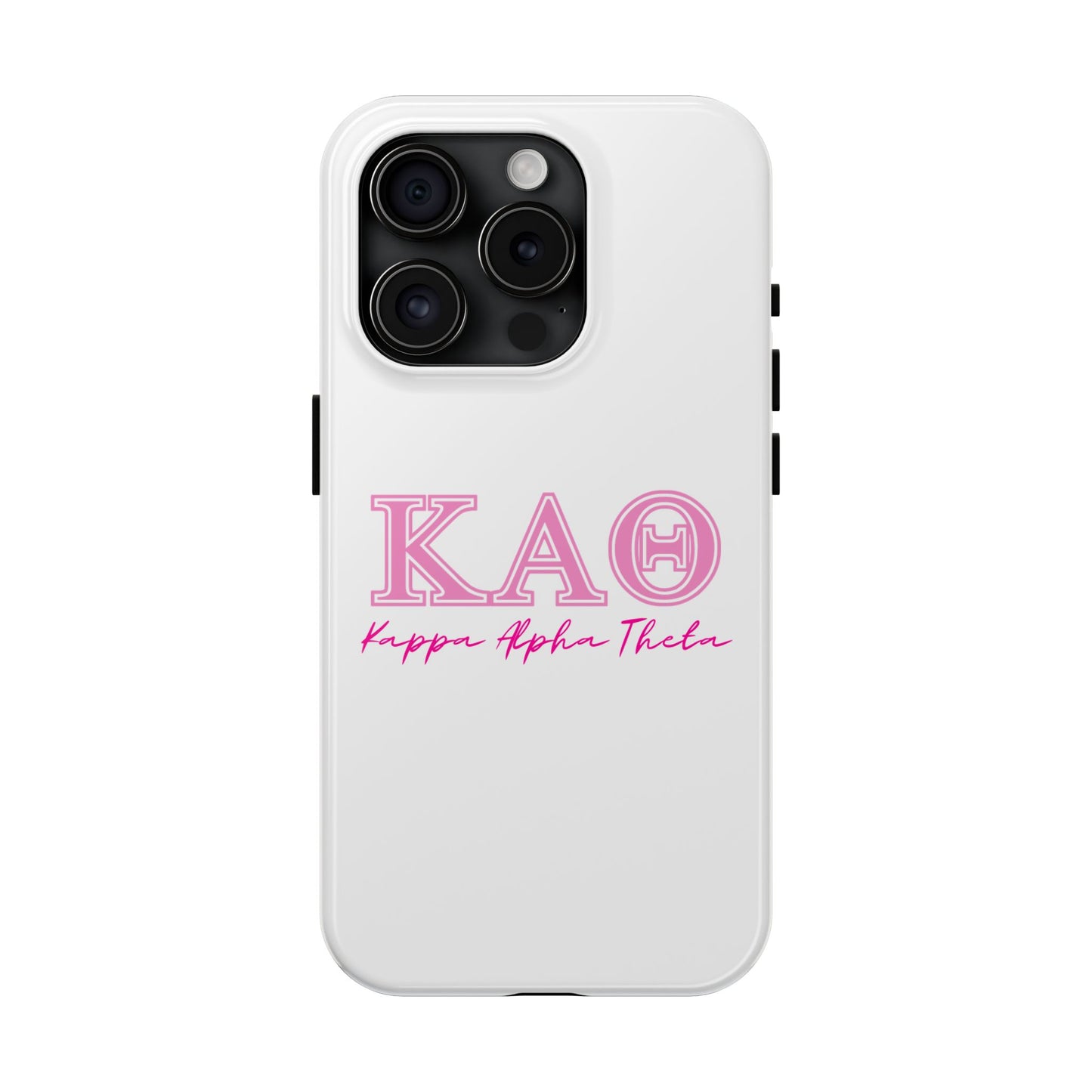 "Kappa Alpha Theta" Cute Pink Phone Cases