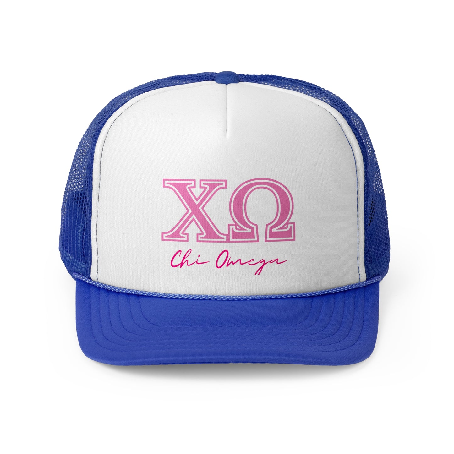 "Chi Omega" Sorority Trucker Cap