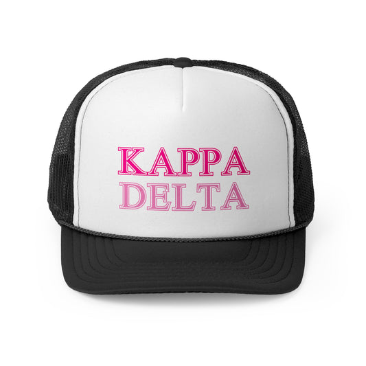 "Kappa Delta" Sorority Trucker Cap