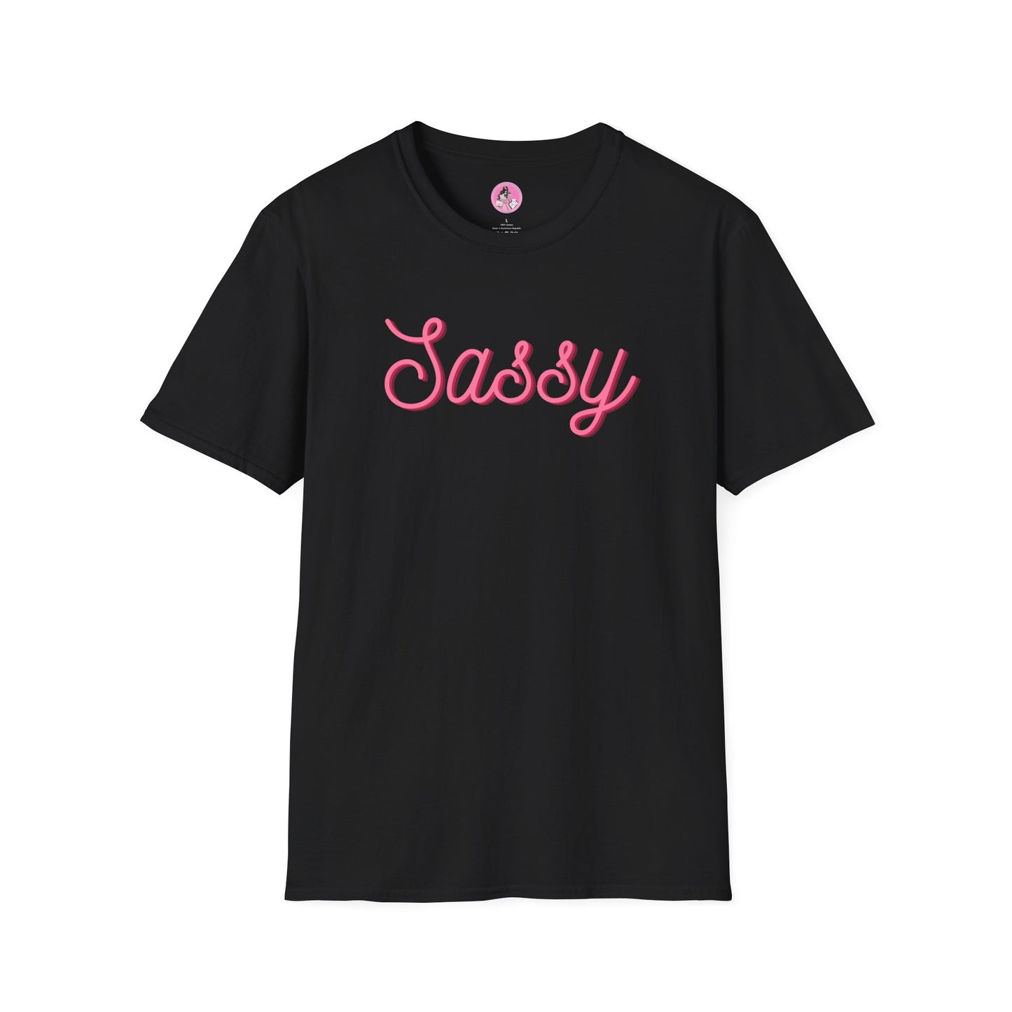 "Sassy" Soft-Style T-shirt. Multiple colors