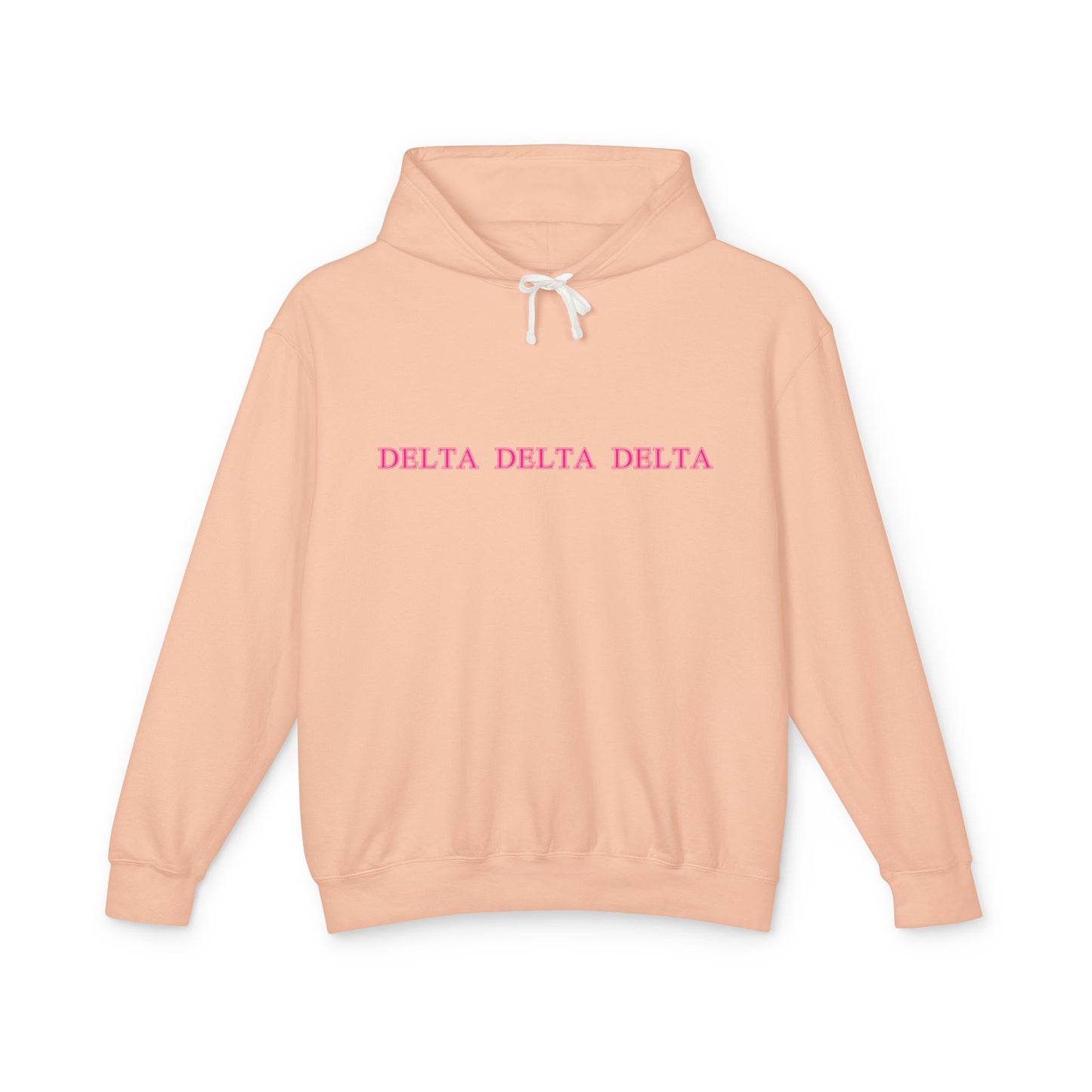 "Tri Delta" Lightweight Hooded Sweatshirt