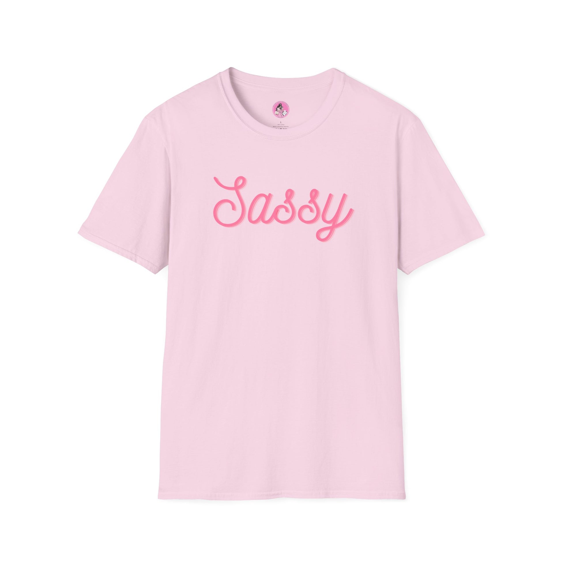 "Sassy" Soft-Style T-shirt. Multiple colors