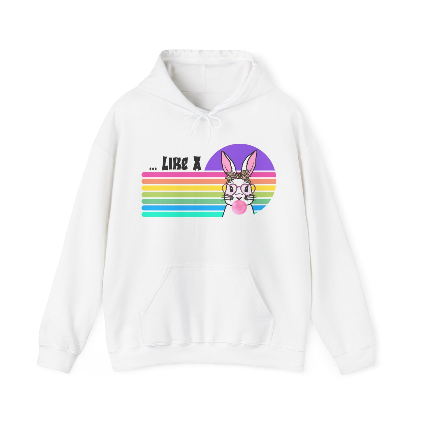 Like A Rabbit Hoodie Heavy Blend™ Hooded Sweatshirt