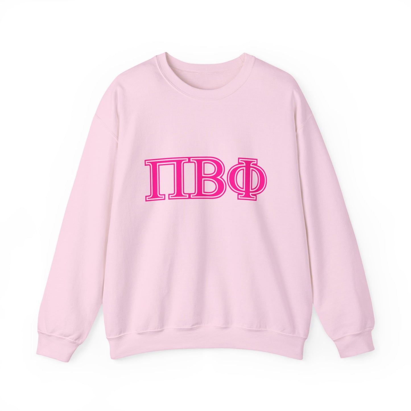 "Pi Beta Phi" PINK Heavy Blend™ Crewneck Sweatshirt
