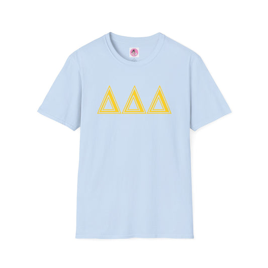 "Tri Delta" Sorority Girl Greek Softstyle T-Shirt