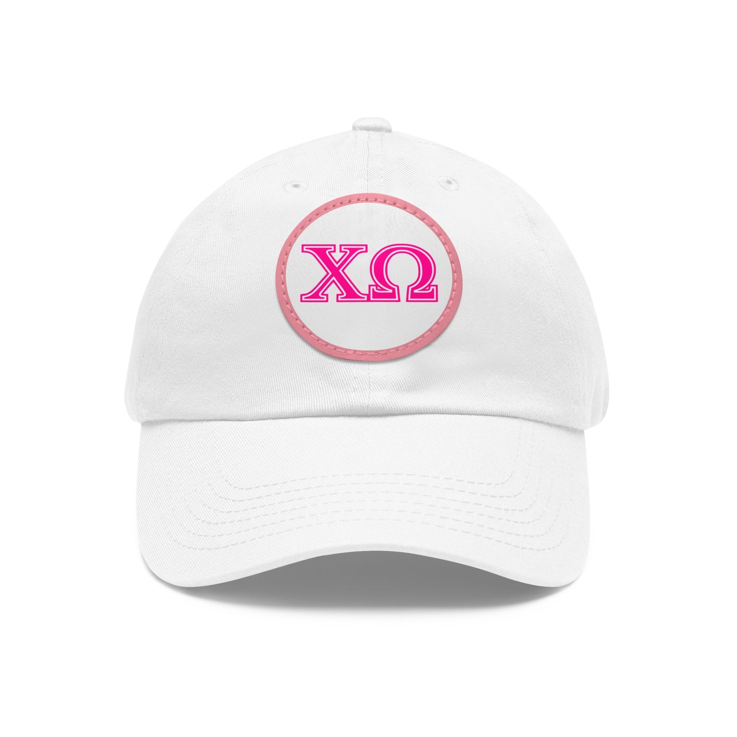 "Chi Omega" PINK Sorority Hat