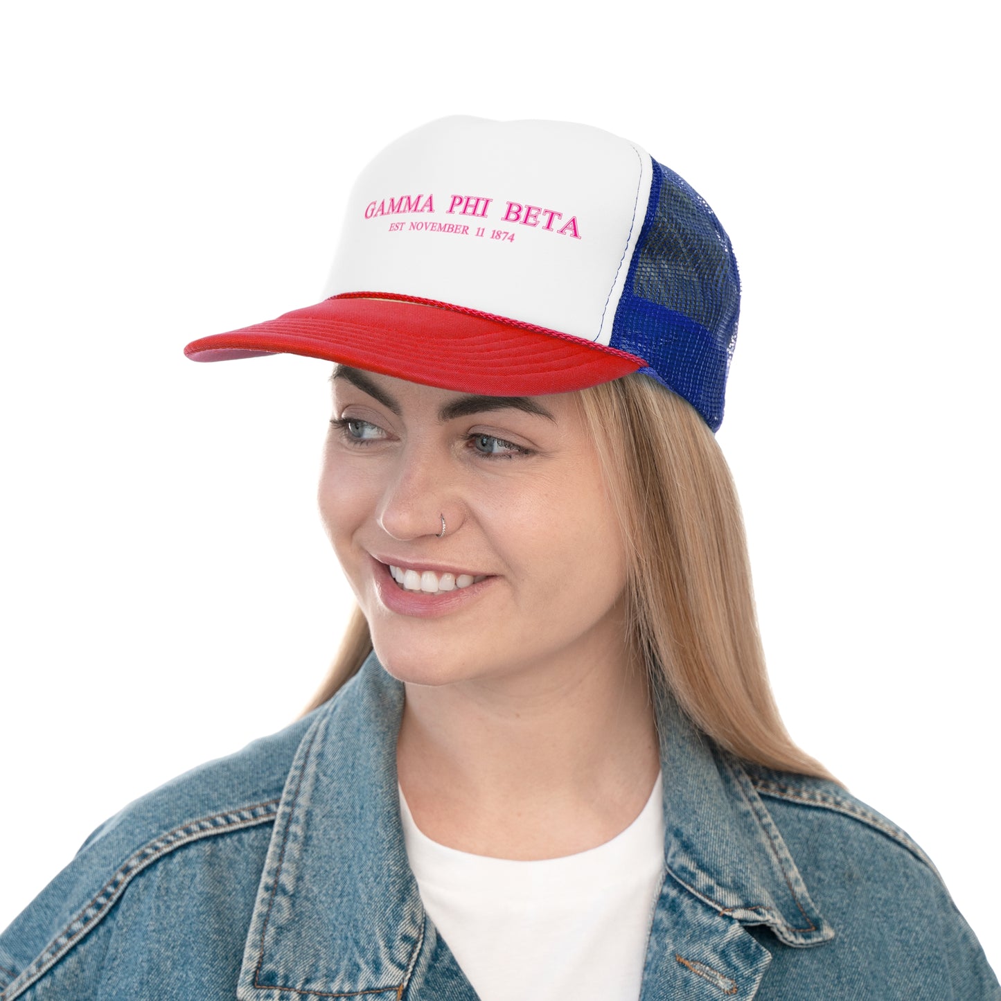 "Gamma Phi Beta" Sorority Trucker Cap
