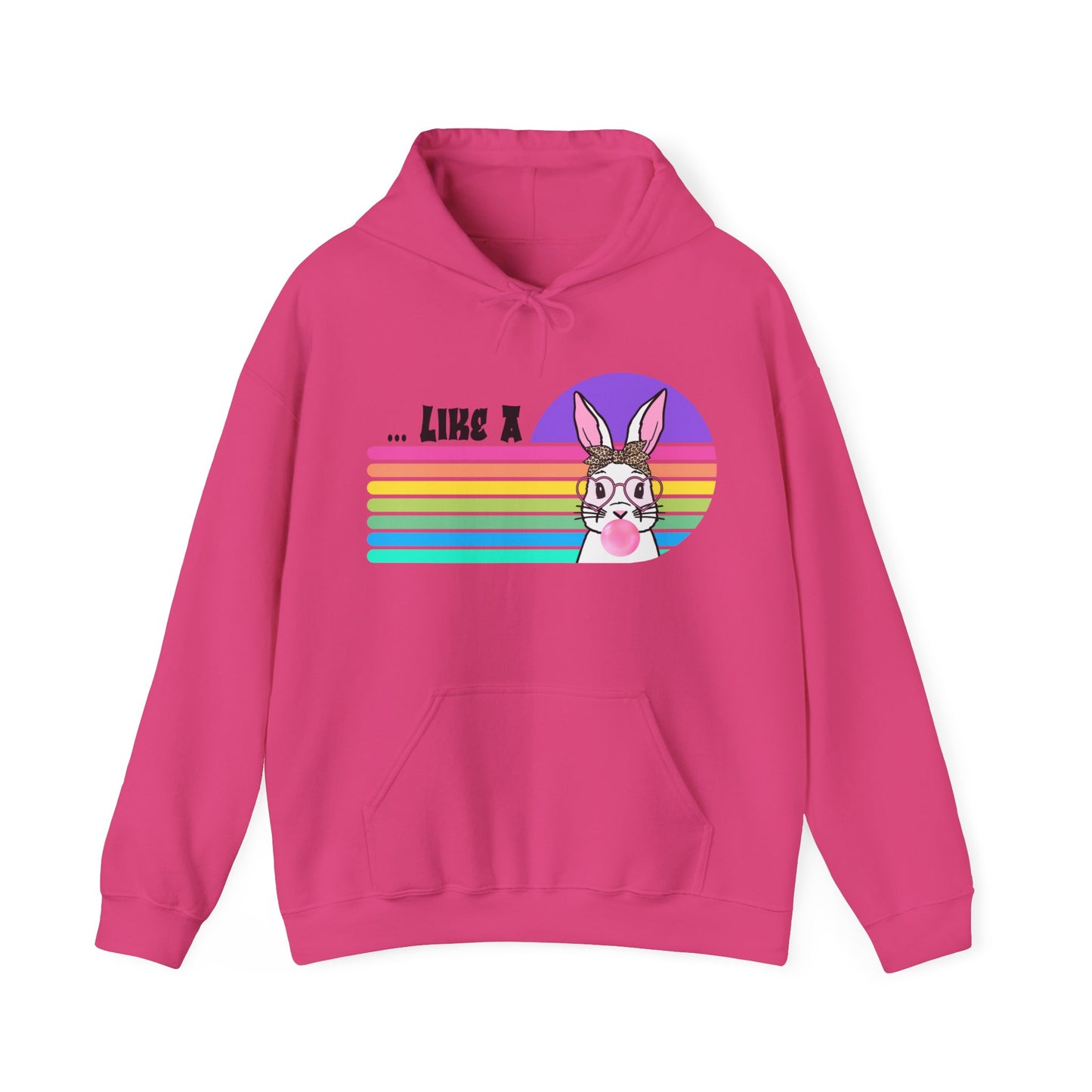 Like A Rabbit Hoodie Heavy Blend™ Hooded Sweatshirt