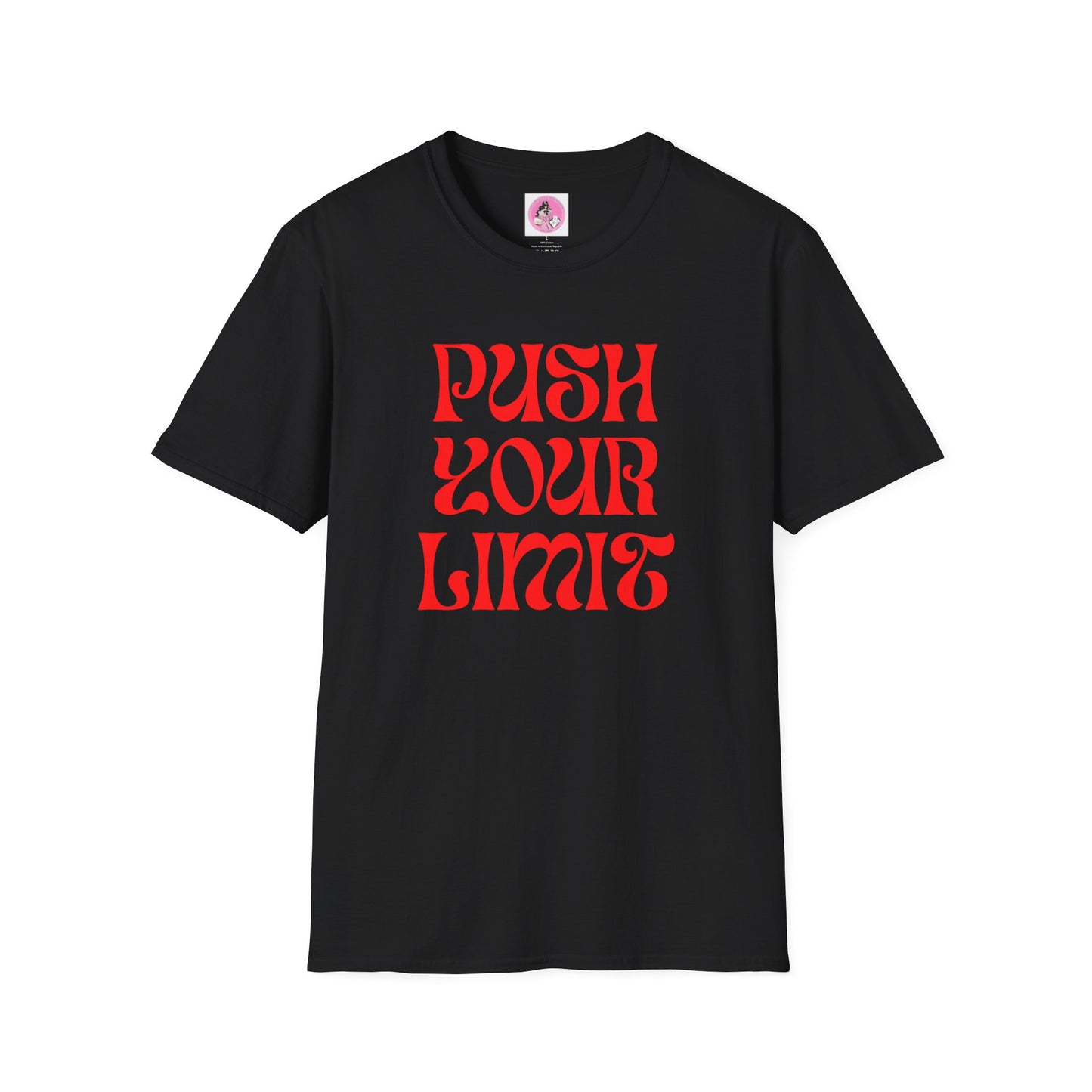 "PUSH YOUR LIMIT" Soft-Style T-shirt. Multiple colors