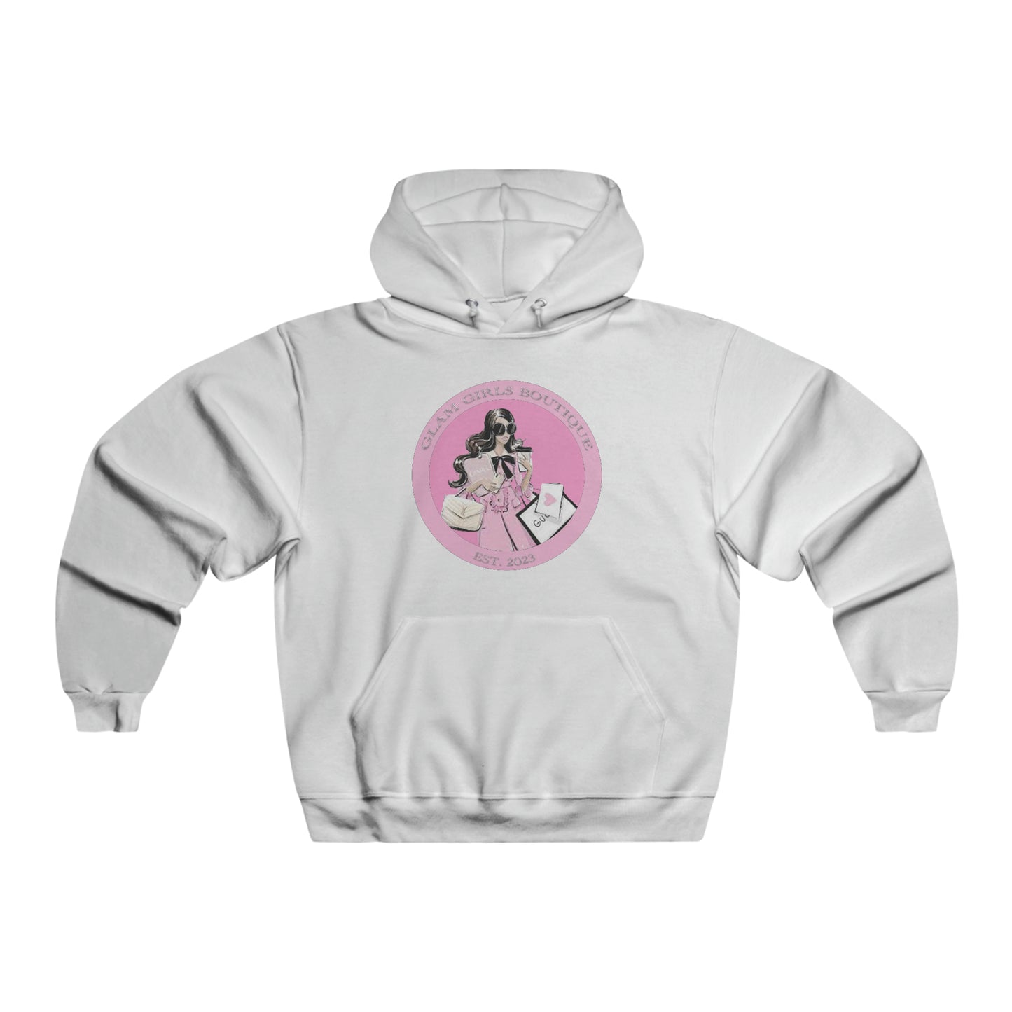 Glam Girl Hooded Sweatshirt with Logo