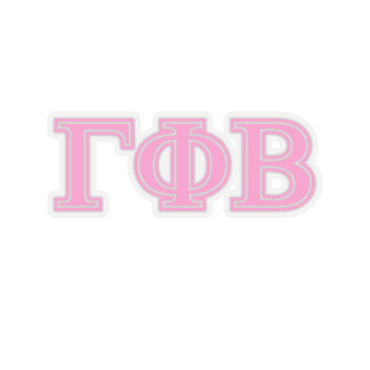 "Gamma Phi Beta" Kiss Cut Stickers
