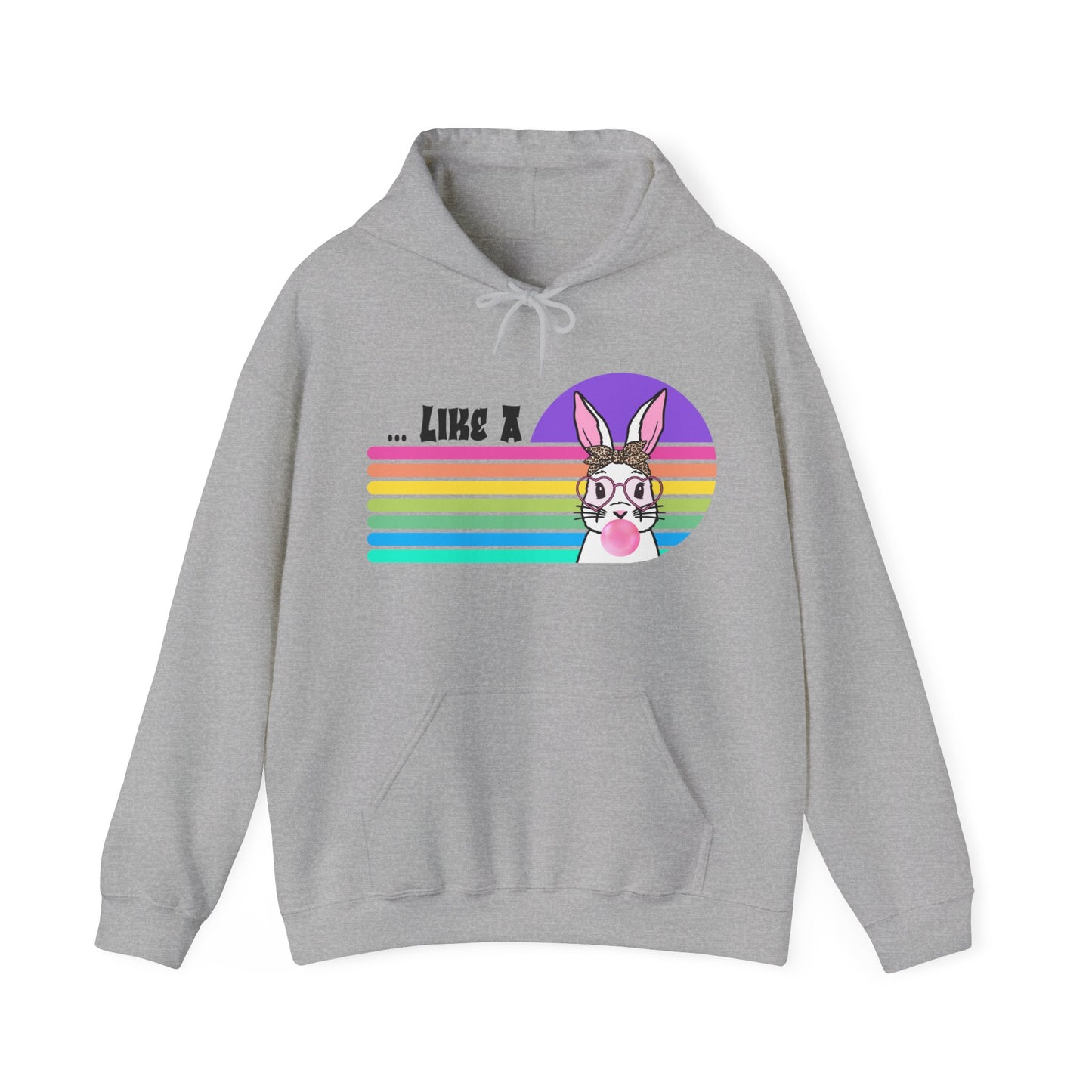 Like A Rabbit Hoodie Heavy Blend™ Hooded Sweatshirt