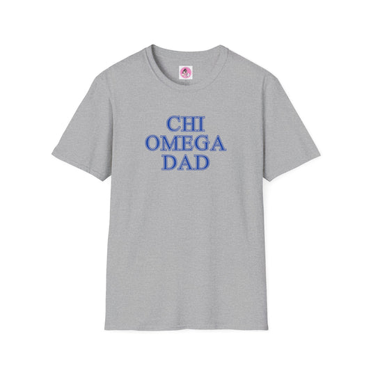 "Chi Omega" DAD Sorority Girl Greek Softstyle T-Shirt
