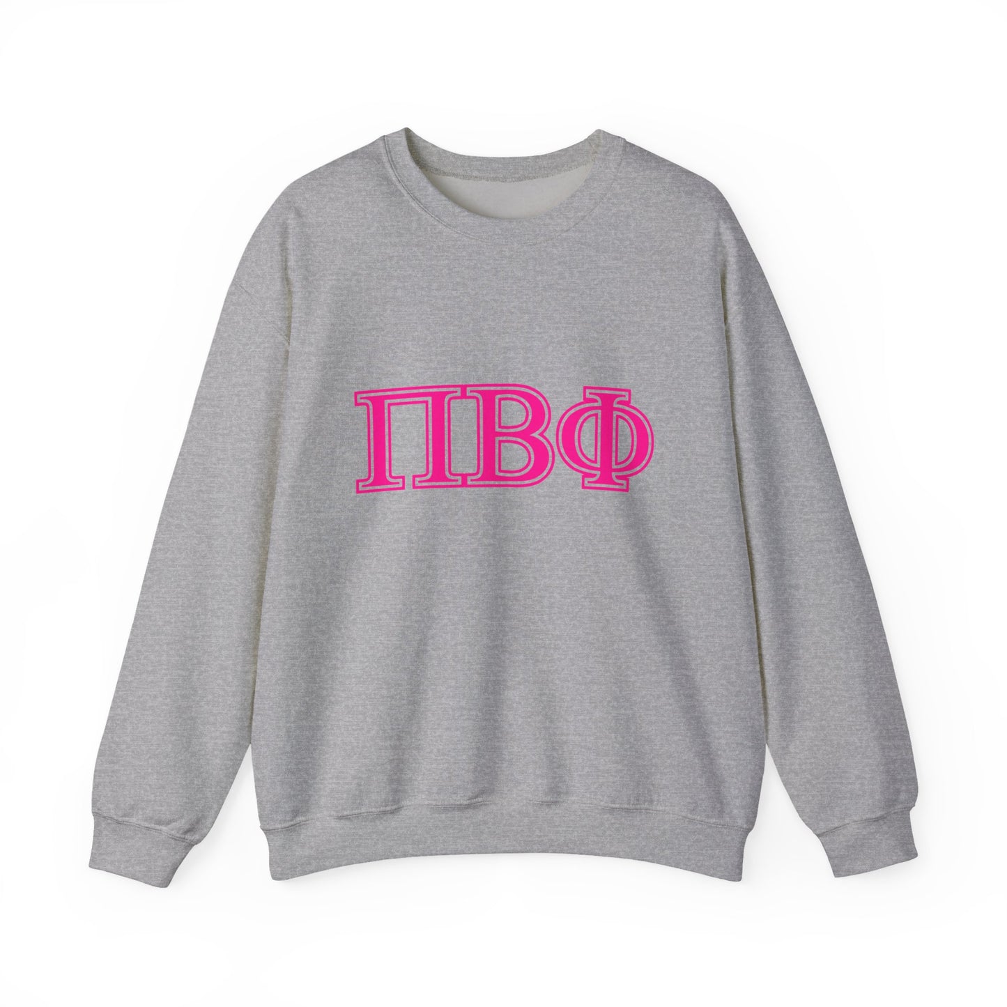 "Pi Beta Phi" PINK Heavy Blend™ Crewneck Sweatshirt