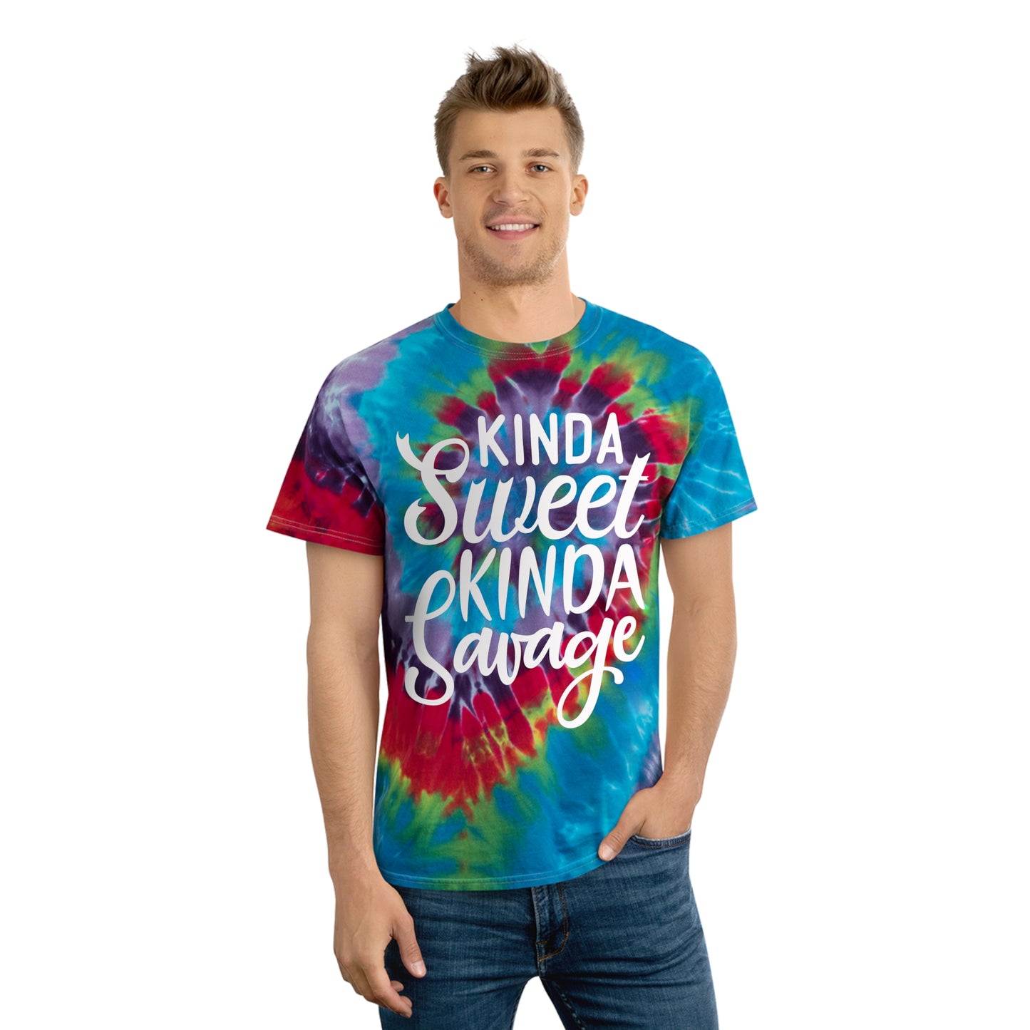 Kinda Sweet Kinda Savage Tie-Dye Tee