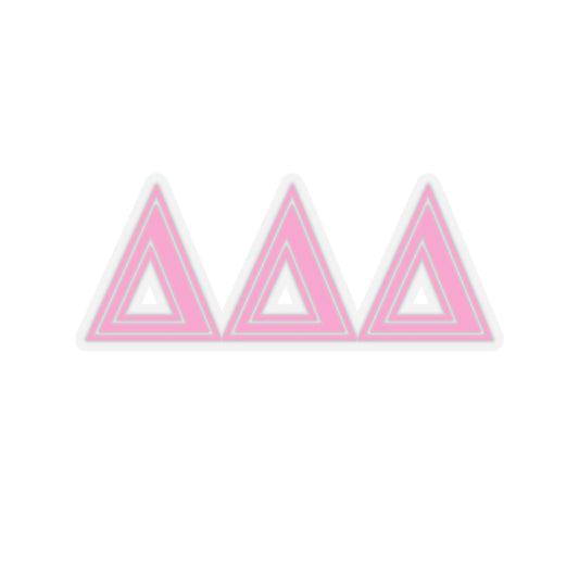 "Tri Delta" Kiss Cut Stickers