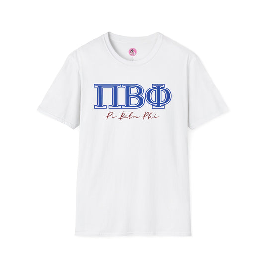 "Pi Beta Phi" Sorority Girl Softstyle T-Shirt