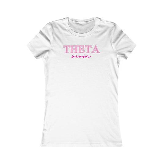 "Theta" Mom's Favorite Tee PINK