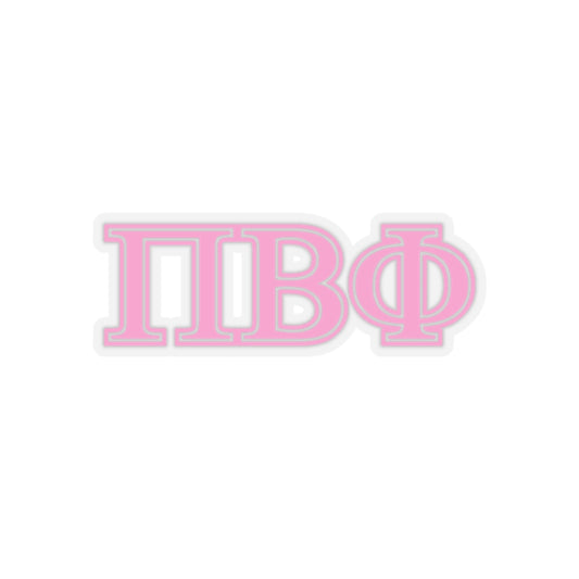 "Pi Beta Phi" Kiss Cut Stickers