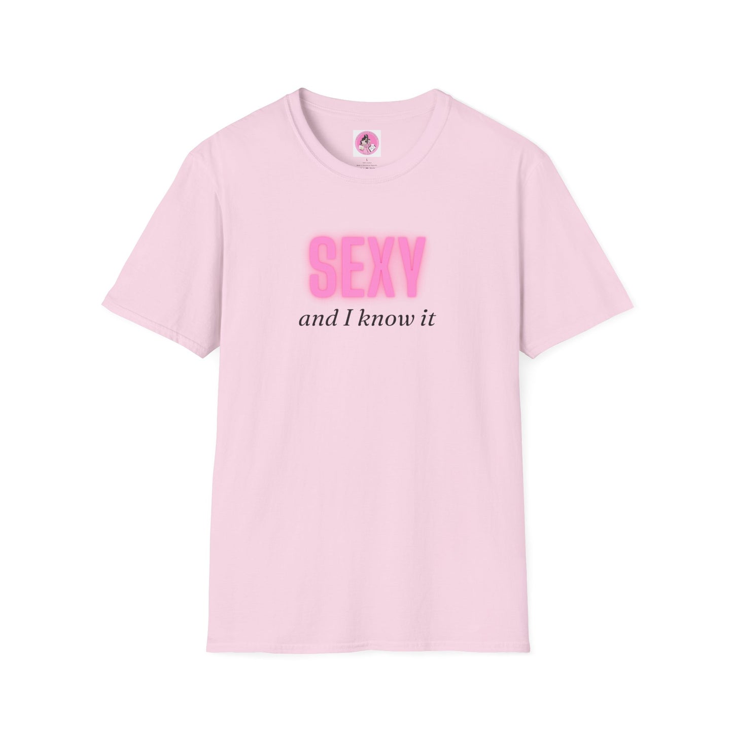 SEXY and I know it" Soft-Style T-shirt. Multiple colors