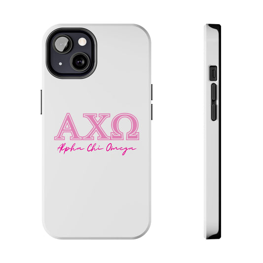 "Alpha Chi Omega" Phone Cases