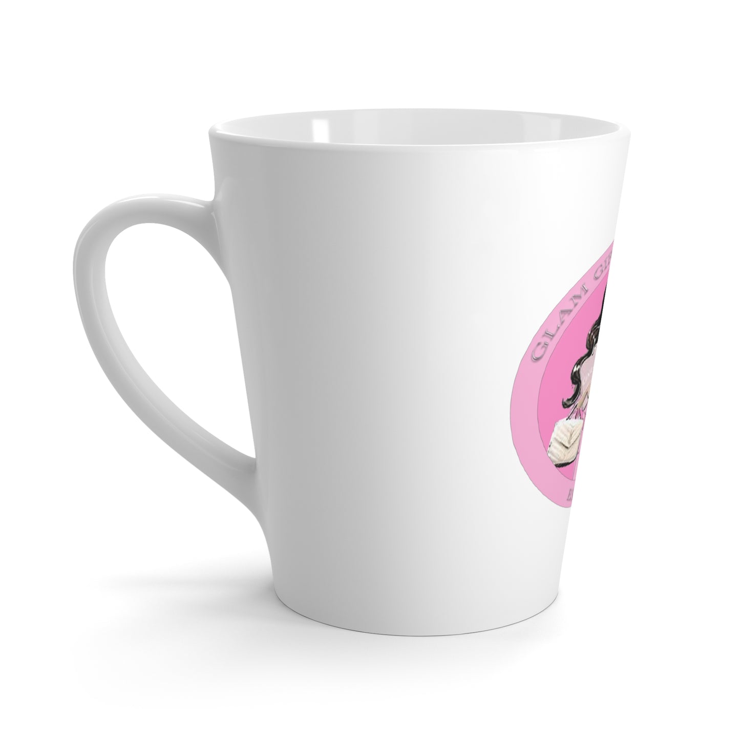 Glam Girl Logo Latte Mug